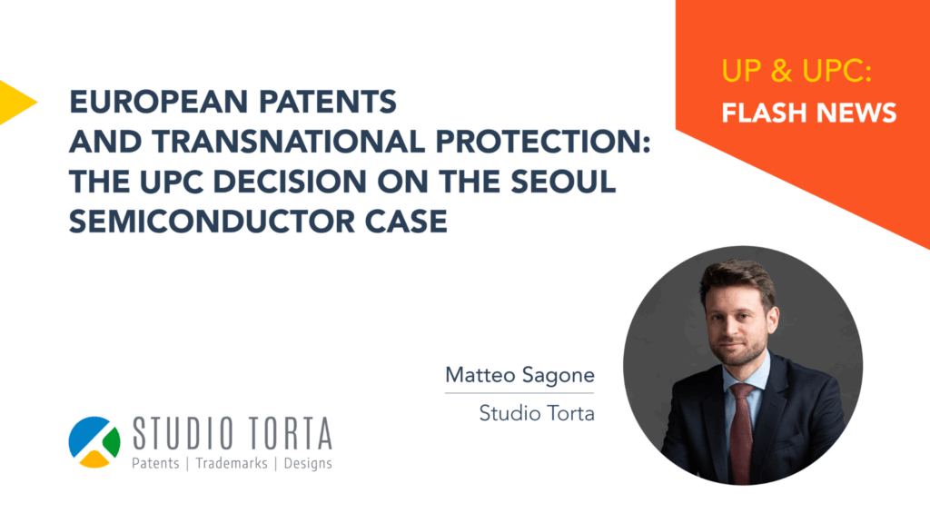 Immagine rappresentativa di European Patents and transnational protection: the UPC decision on the Seoul Semiconductor case