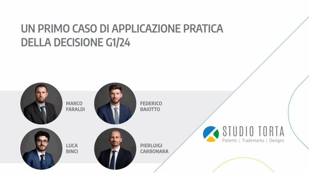 Immagine rappresentativa di Un primo caso di applicazione pratica della decisione G1/24